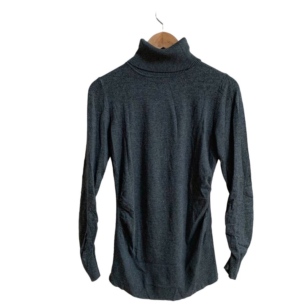 The Limited dark grey turtleneck sweater, size M